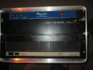 Randall SPA-90 80w stereo amp, Roland SPA-120 amplifier 120w QSC-1400 stereo amplifier 700w per side (1800w total power)