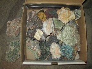 Variety of crystal mineral rocks, amethyst stones and more