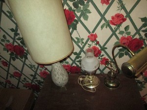 Assorted Table and banker lamps