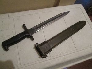 Very rare WW2 or Korean knife with sheath from an M-1