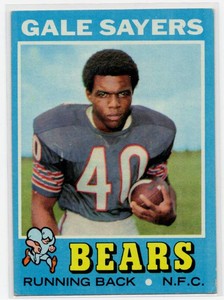 Vintage 1971 Topps Football Gale Sayers Chicago Bears #150