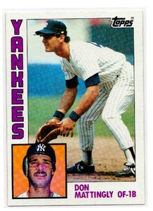 1984 Topps Don Mattingly (RC) #8 Baseball Card