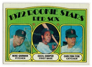 1972 Topps Rookie Stars #79 Carlton Fisk Baseball Card