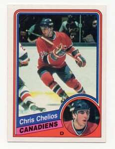 1984-85 O-Pee-Chee Hockey #259 Chris Chelios (RC)
