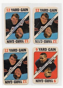 1971 Topps Football Game Card Lot - O.J. Simpson, Dick Butkus