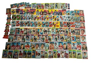Vintage Football Card Lot Including 1971 Topps Game Cards, 1970 Topps Glossy, 1972 Topps, and 1968 Topps Stand-Ups