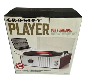 Crosley Player USB Turntable (Model CR6017B-MA) - New Open Box