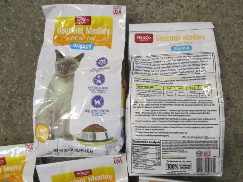 5 3.15 Pound bags of Gourmet Medley cat food