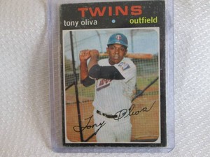 1971 Topps Tony Oliva Card...