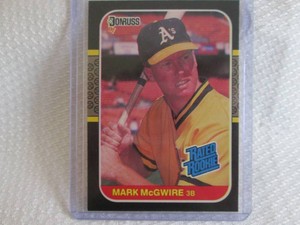 1987 Donruss Mark McGwire Rookie Ca...