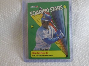 1990 Fleer Ken Griffey JR Soaring S...