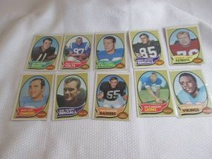 1970 Topps Football Cards...