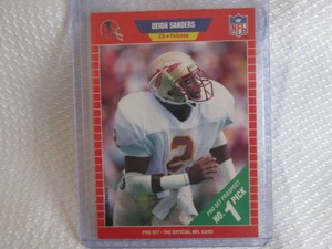 1989 Pro Set Deion Sanders Rookie C...