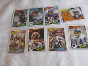 1984 Topps Football Cards...