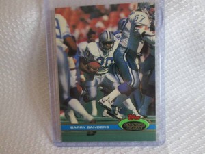 1991 Stadium Club Barry Sanders Car...