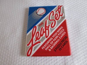 1990 Leaf Baseball Wax Packs...