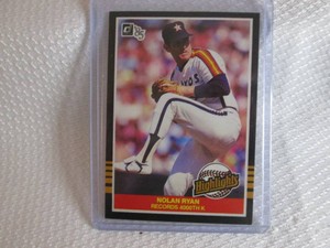 1985 Donruss Nolan Ryan Card...