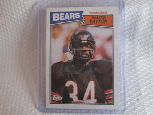 1987 Topps Walter Payton Card...
