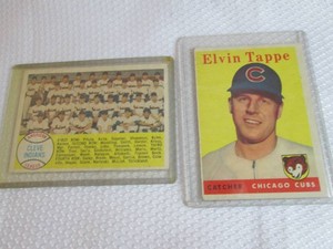 1958 Topps Elvin Tappe & Cleve Indi...