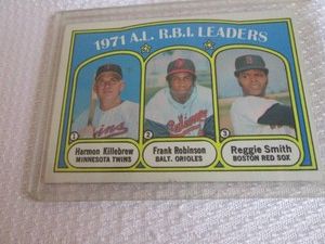 1972 Topps Killebrew & Robinson RBI...