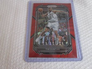 2022-23 Prizm Tim Duncan Red Prizm...