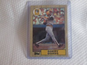 1987 Topps Barry Bonds Rookie Card...