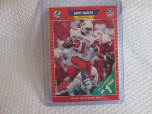 1989 Pro Set Barry Sanders Rookie C...