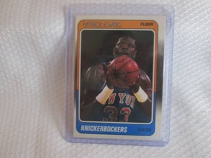 1988-89 Fleer Patrick Ewing Card...