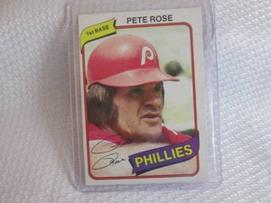 1980 Topps Pete Rose Card...