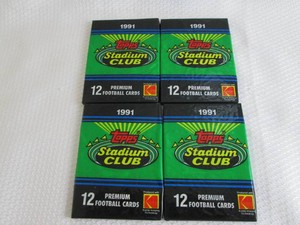 1991 Stadium Club Series 1 Football...