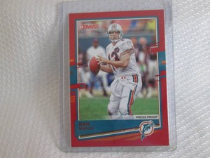 2020 Donruss Dan Marino Red Press P...