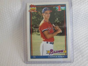 1991 Topps Chipper Jones Rookie Car...