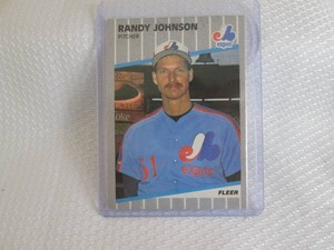 1989 Randy Johnson Fleer Rookie Car...