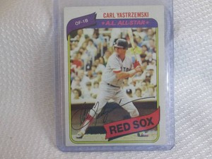 1980 Topps Carl Yastrzemski Card...