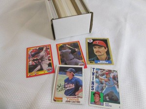 Box Of  Minnesota Twins Cards...