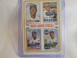 1974 Topps Hank Aaron Card...