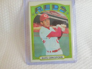 1972 Topps Dave Concepcion Card...