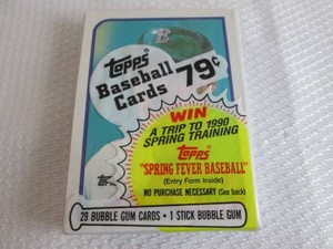 1989 Topps Cello Pack Wade Boggs Ca...