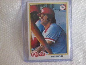 1978 Topps Pete Rose Card...