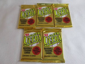 1992 Fleer Ultra Baseball Packs...