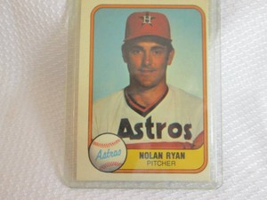 1981 Fleer Nolan Ryan Card...