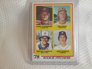 1978 Topps Jack Morris Rookie Card...