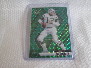 2025 Mosaic Joe Namath Green Prizm ...