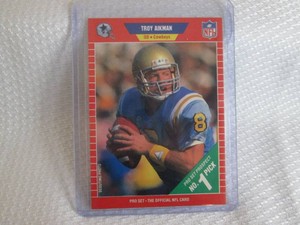 1989 Pro Set Troy Aikman Rookie Car...