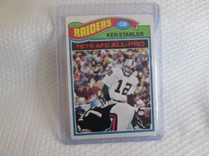 1977 Topps Ken Stabler Card...