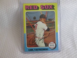 1975 Topps Carl Yastrzemski Card...