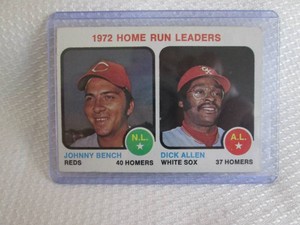 1973 Topps Johnny Bench Home Run Le...