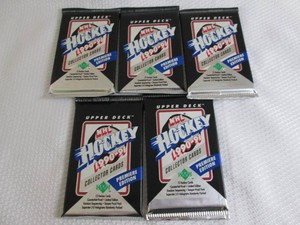 1990-91 Upper Deck Hockey Packs...