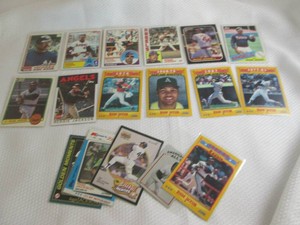 Assorted Reggie Jackson Cards...