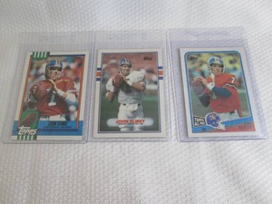 1988 - 1990 Topps John Elway Cards...